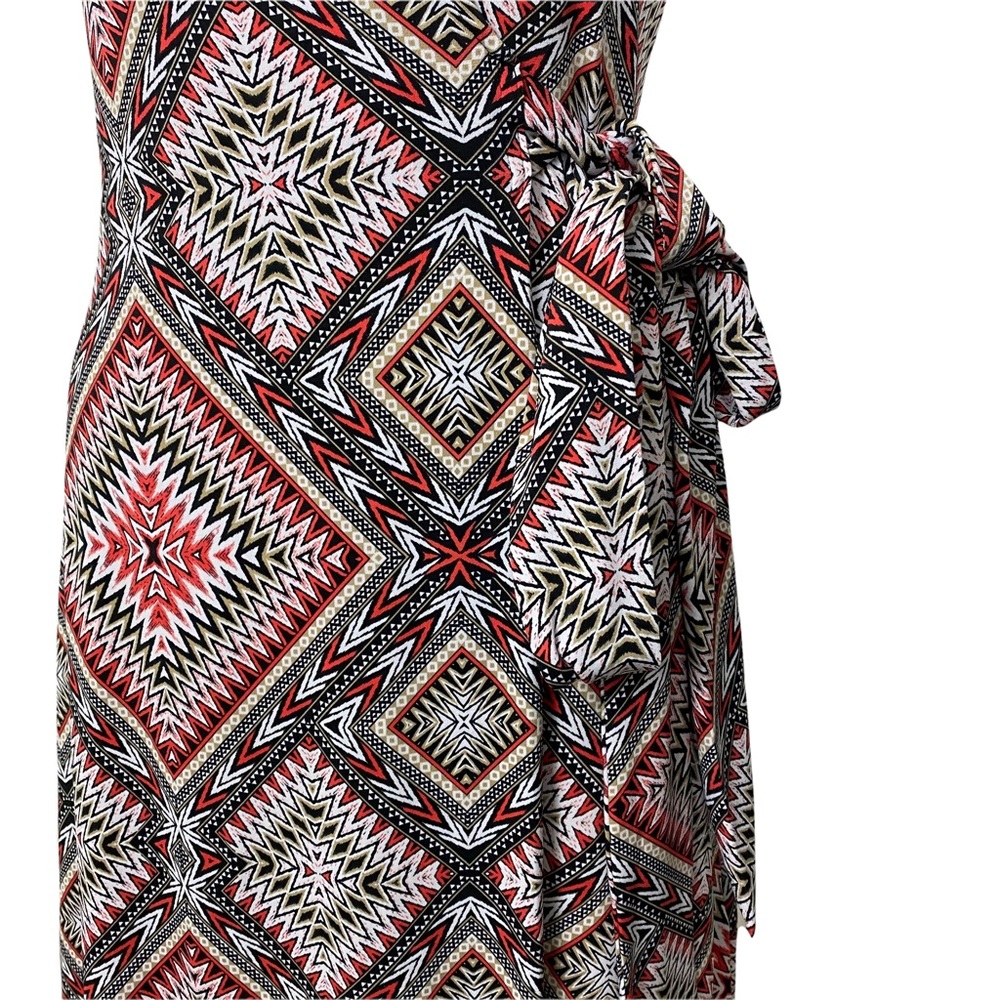 SUZY SHIER Wrap Short Sleeves Dress Size Small - Picture 4 of 10